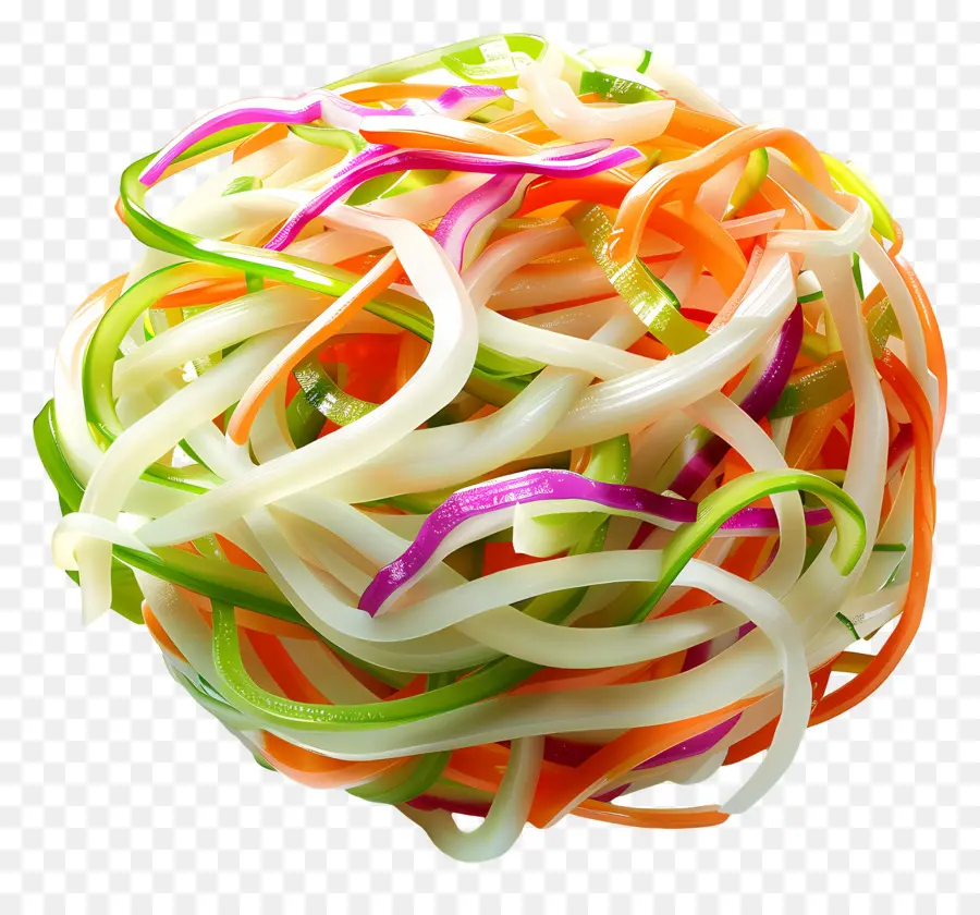 Ensalada De Col，Fideos Coloridos PNG