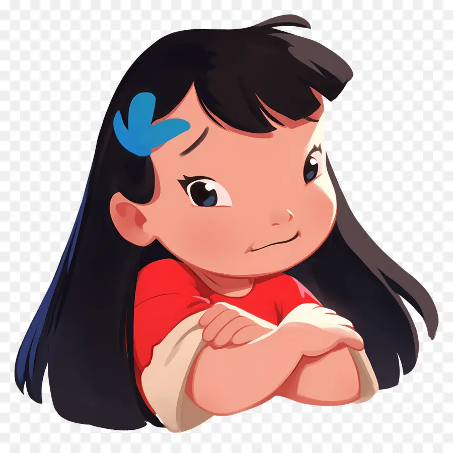 Lilo Pelekai，Chica Animada PNG