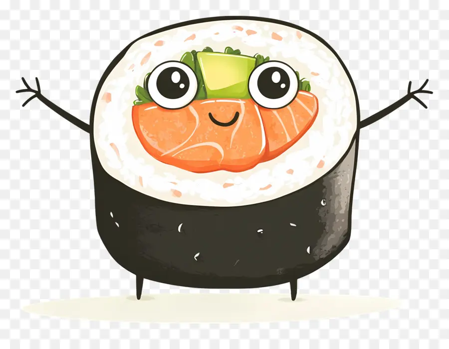 Lindo Sushi，Rollo De Sushi PNG