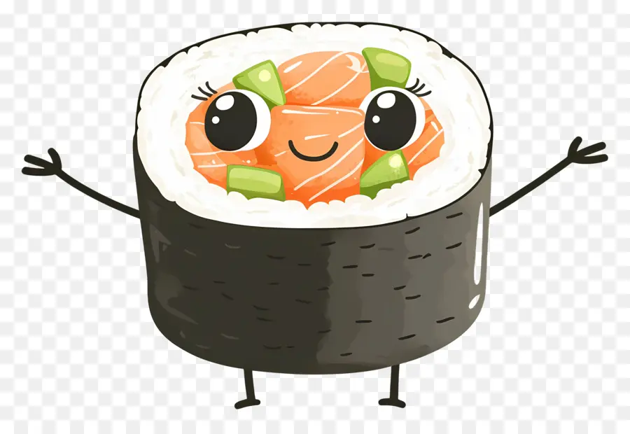 Lindo Sushi，Lindo Rollo De Sushi PNG