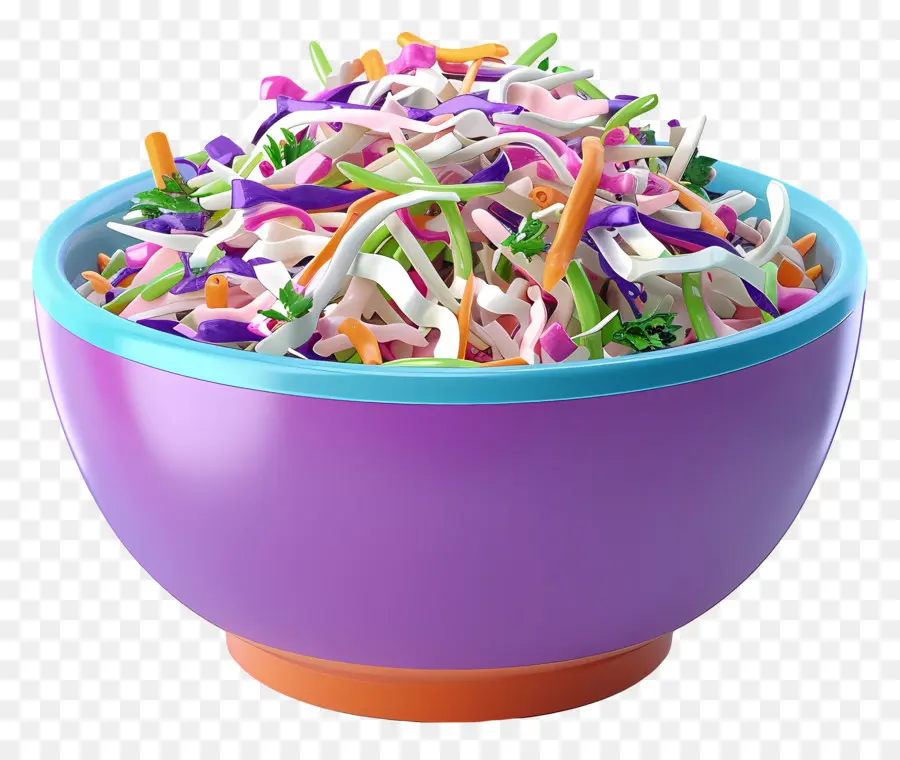 Ensalada De Col，Ensalada De Tazón Morado PNG