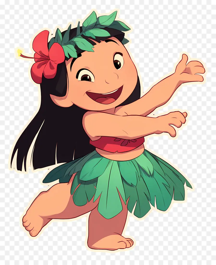 Lilo Pelekai，Chica Hula PNG