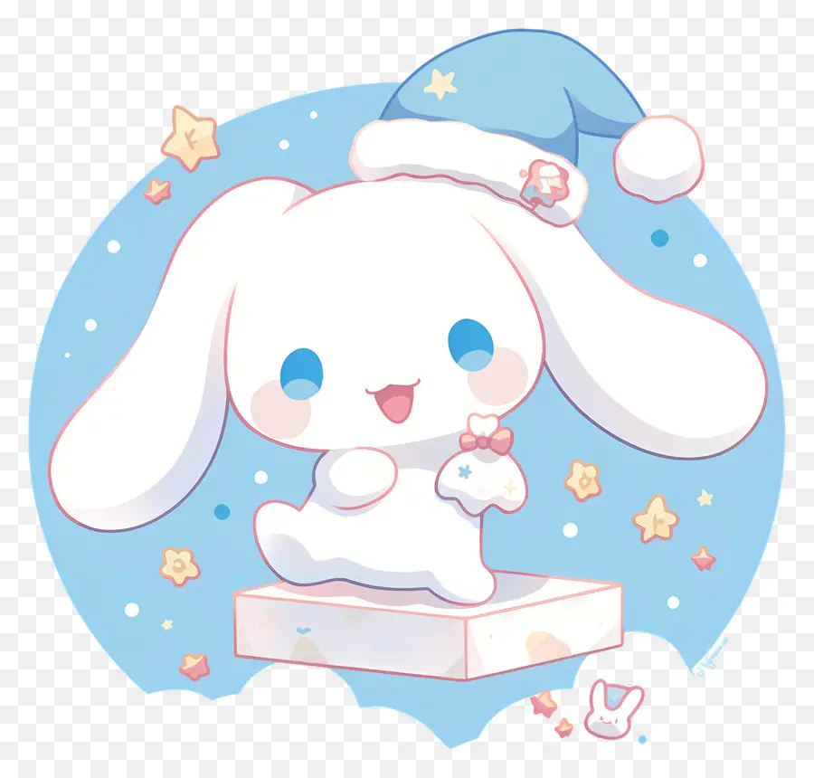 Lindo Cinnamoroll，Lindo Conejito Con Campana PNG