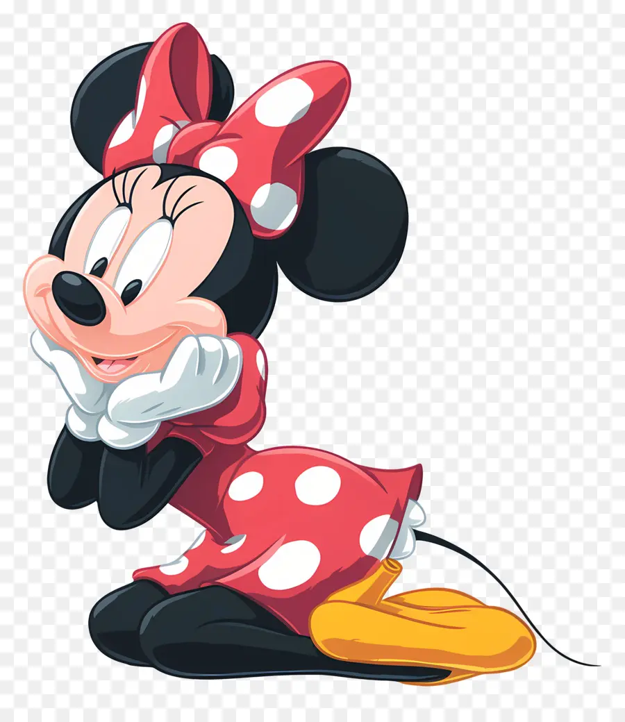 Minnie Ratón，Ratón De Dibujos Animados PNG