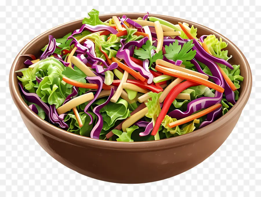 Ensalada De Col，Plato De Ensalada PNG