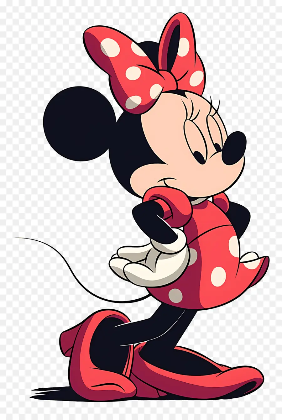 Minnie Ratón，Ratón De Dibujos Animados PNG