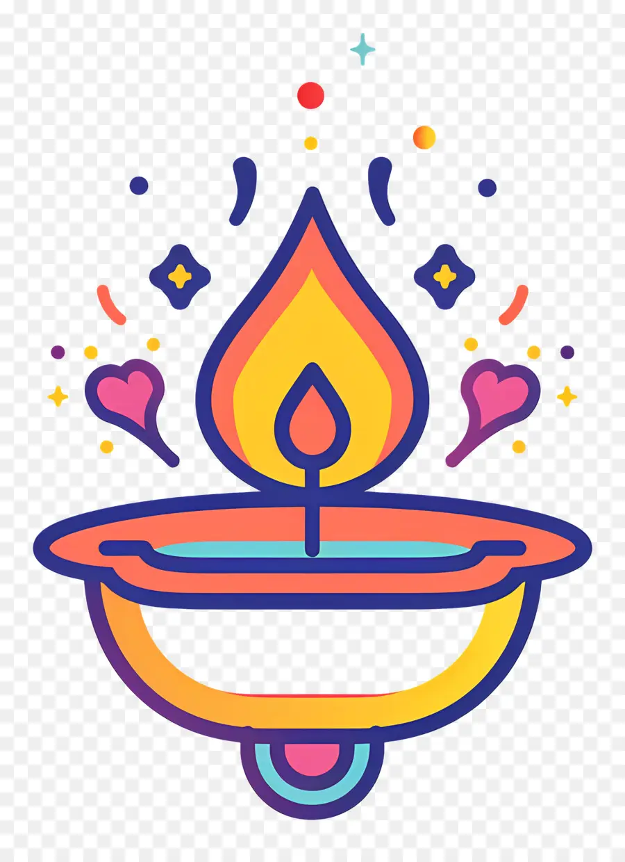 Lámpara De Diwali，Diya Decorativa PNG