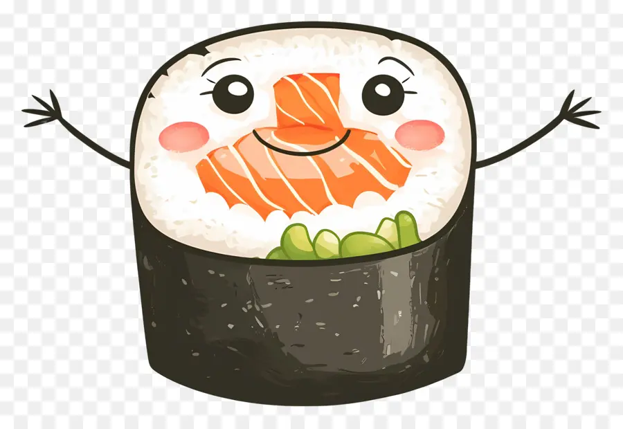 Lindo Sushi，Lindo Rollo De Sushi PNG