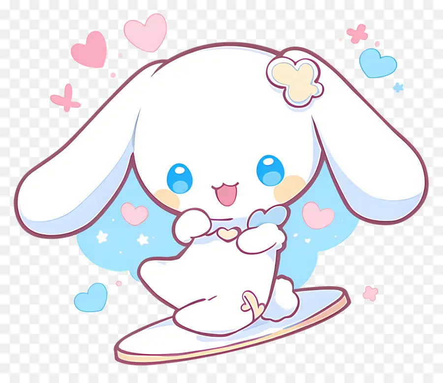 Lindo Cinnamoroll，Conejito Blanco PNG