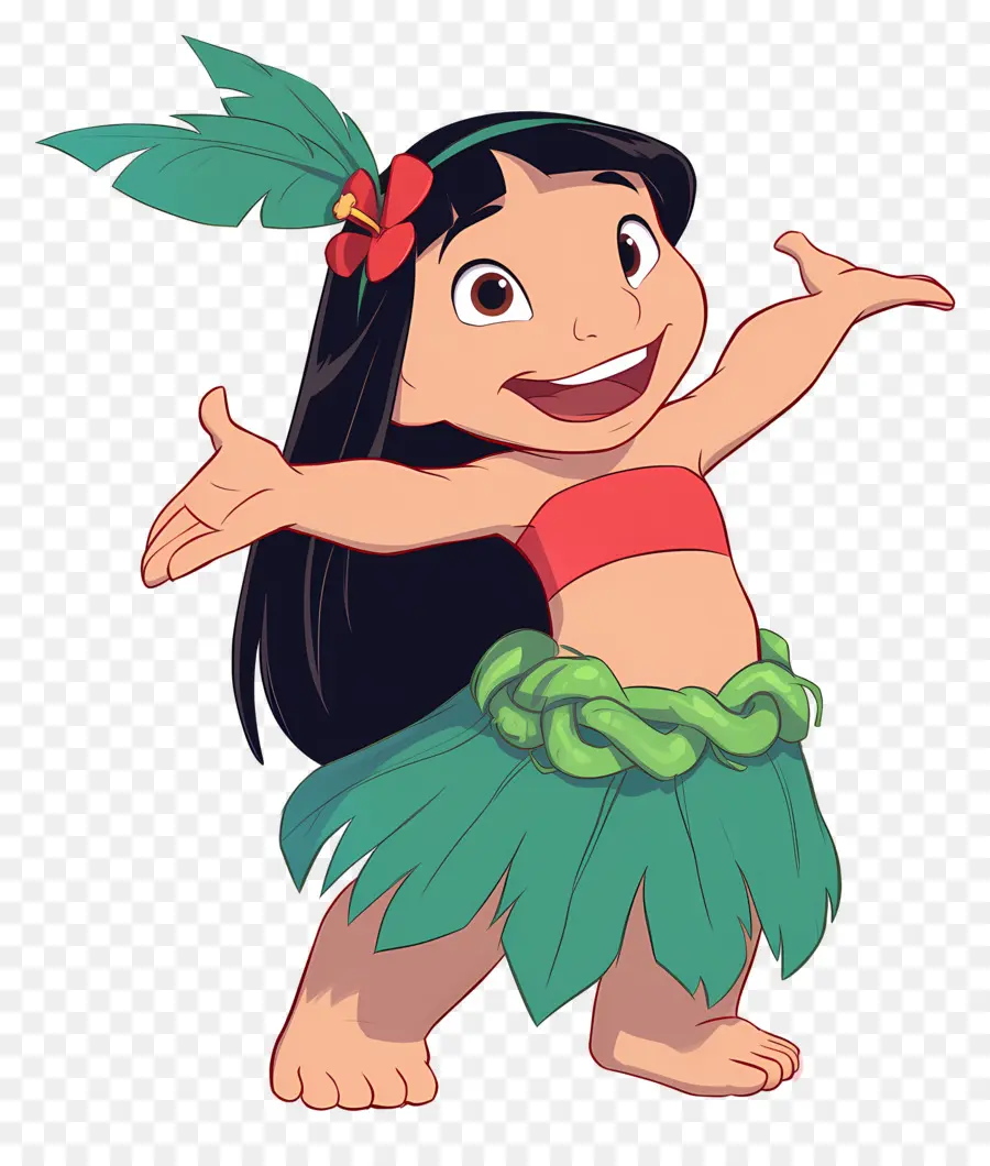 Lilo Pelekai，Chica Hula PNG