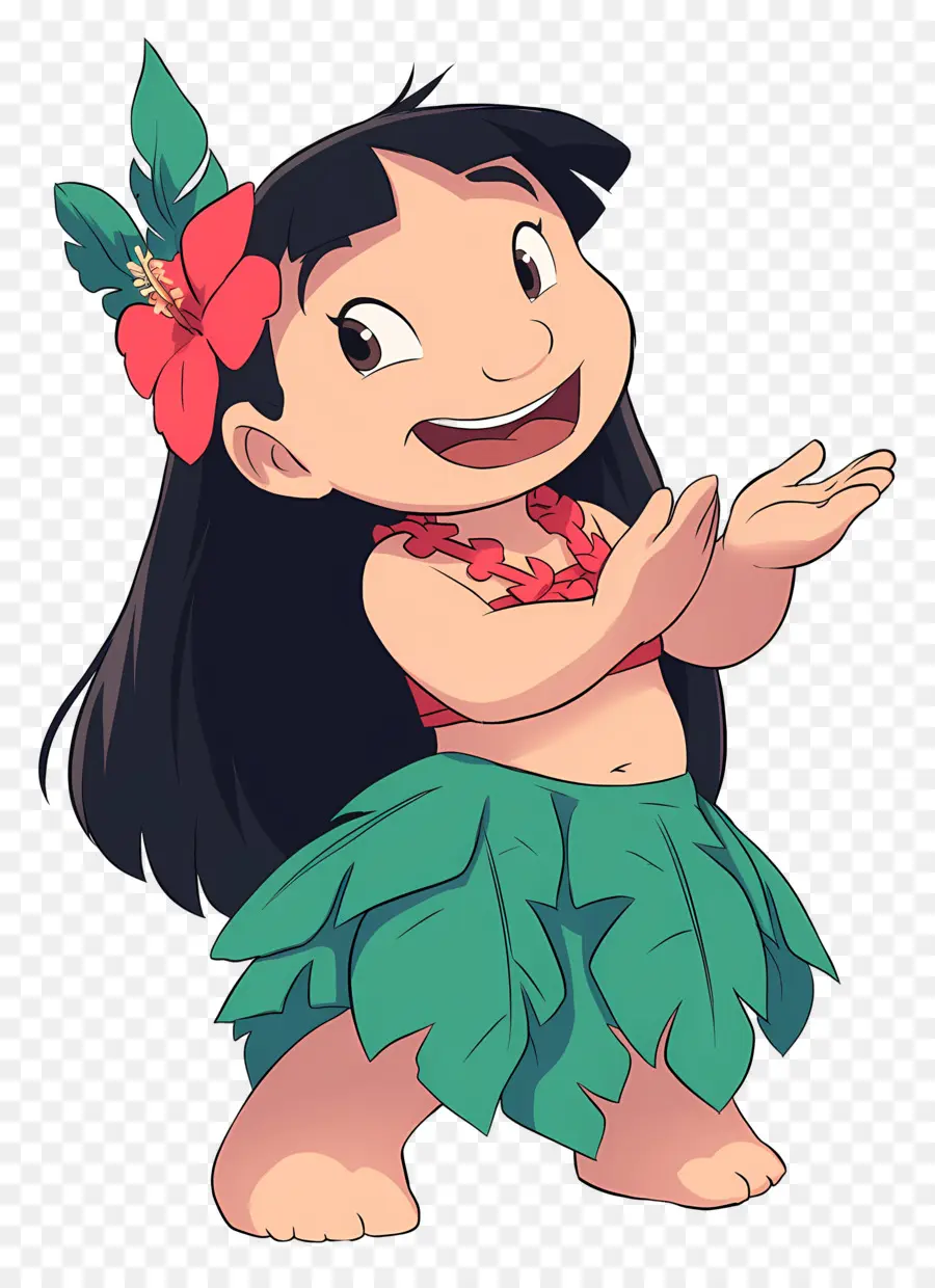 Lilo Pelekai，Chica Hula PNG