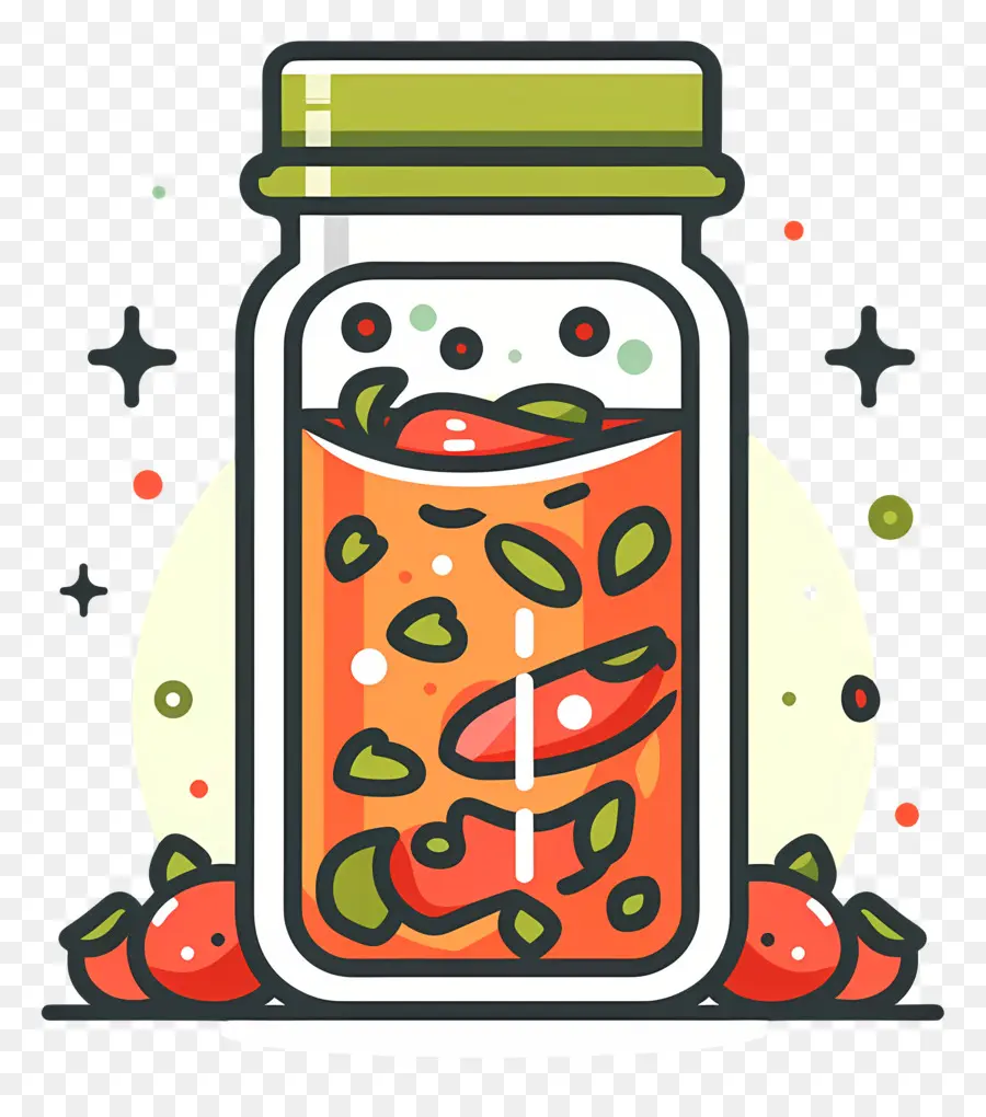 Tarro De Kimchi，Tarro De Pepinillos PNG