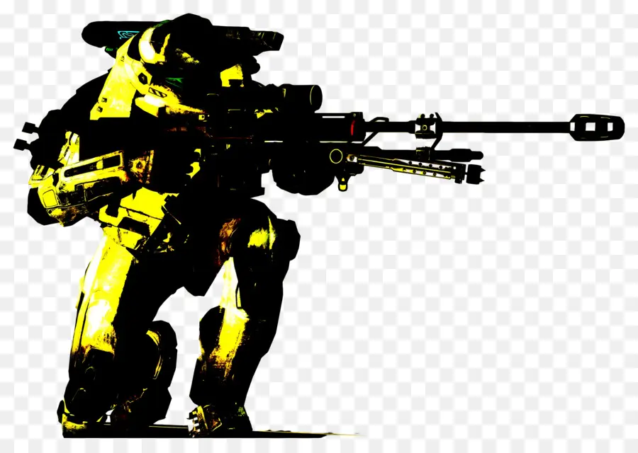 Halo，Francotirador Robot PNG