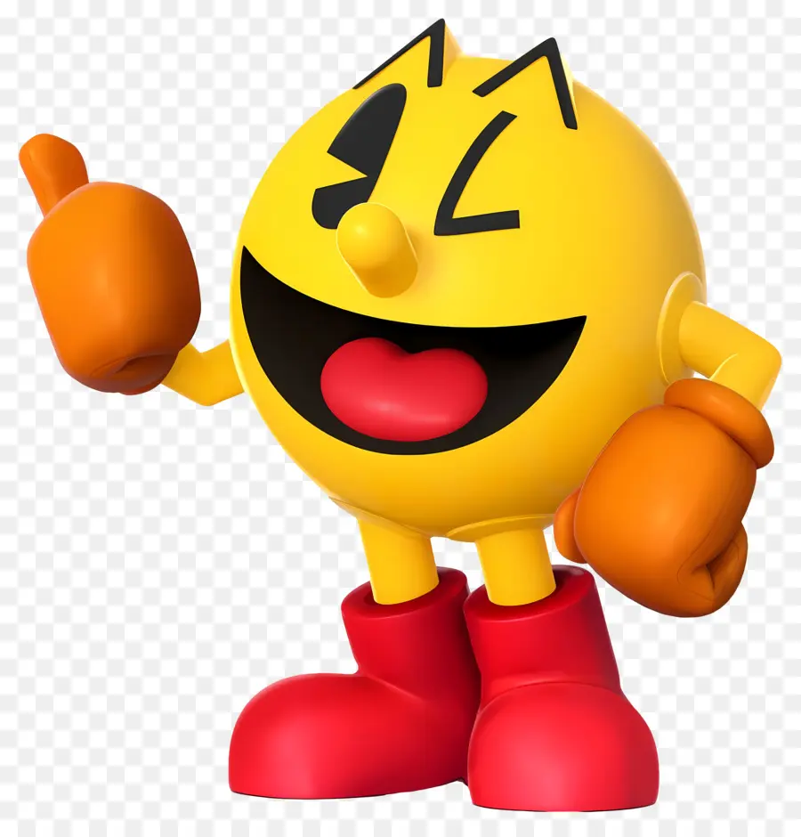 Pacman，Personaje De Dibujos Animados Amarillo PNG