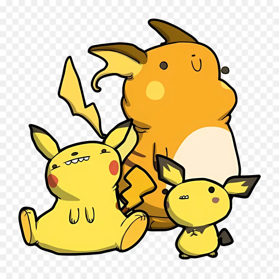 Pikachu，Criaturas Electricas PNG