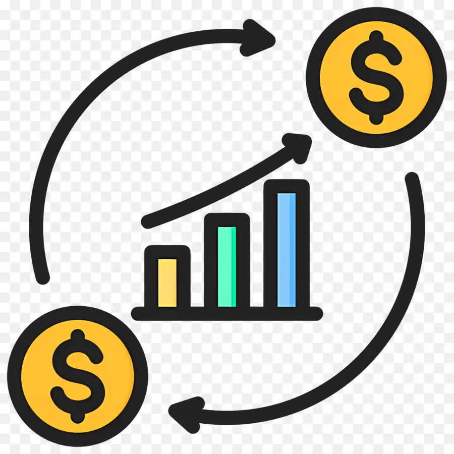 Flujo De Inversión，Crecimiento Financiero PNG