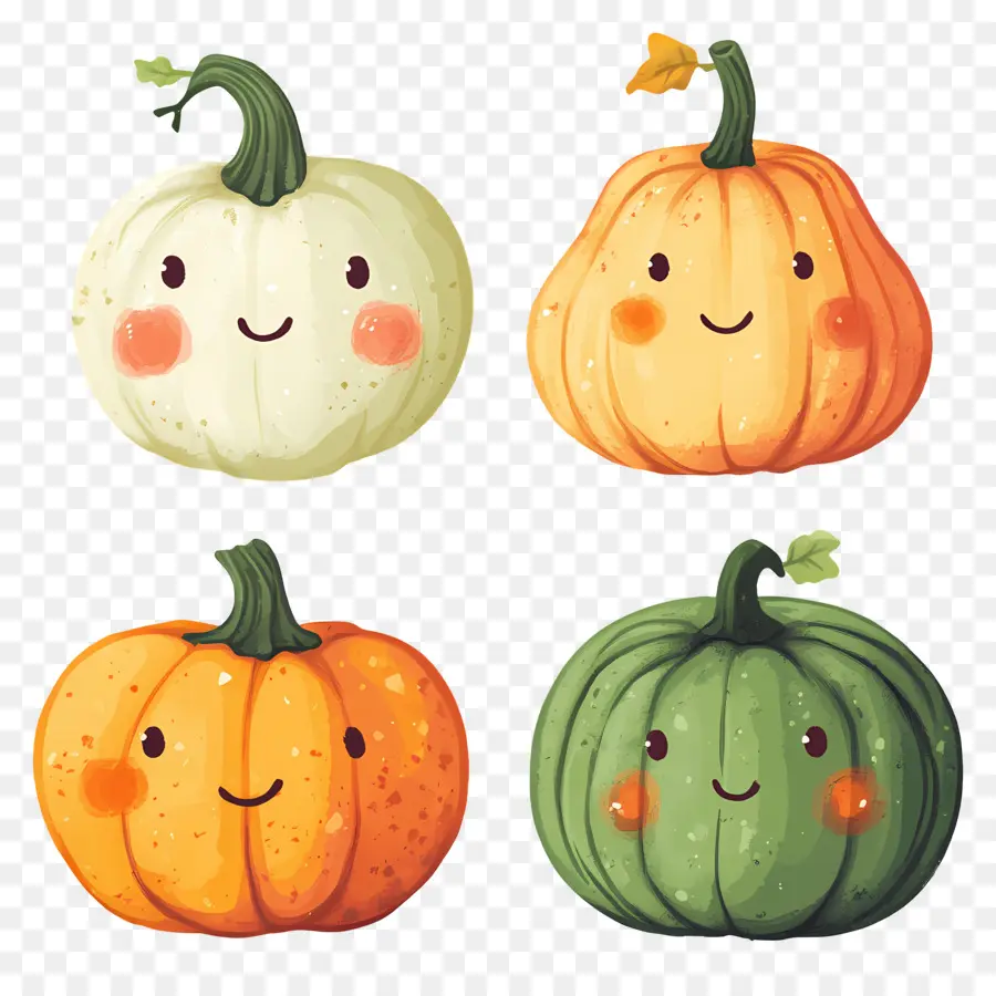 Calabazas Lindas，Sonriente PNG