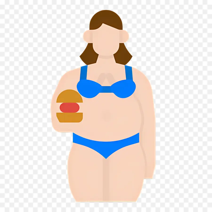 Obesidad，Mujer En Biquini PNG