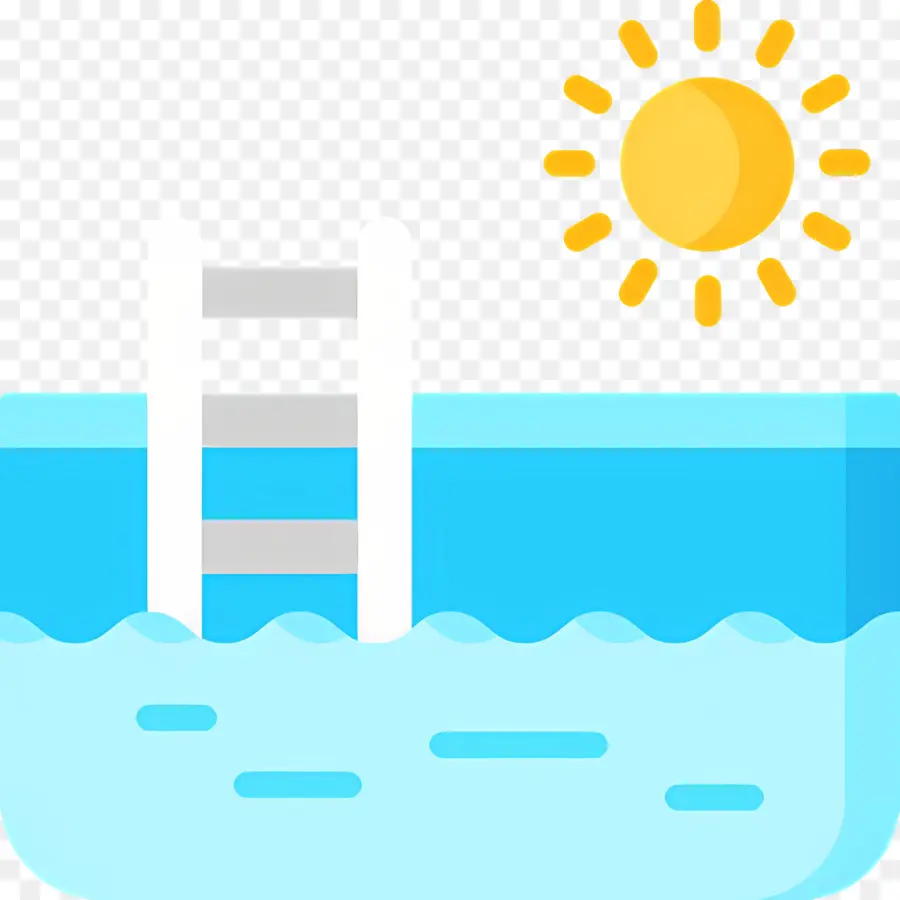 Piscina，Piscina Con Sol PNG