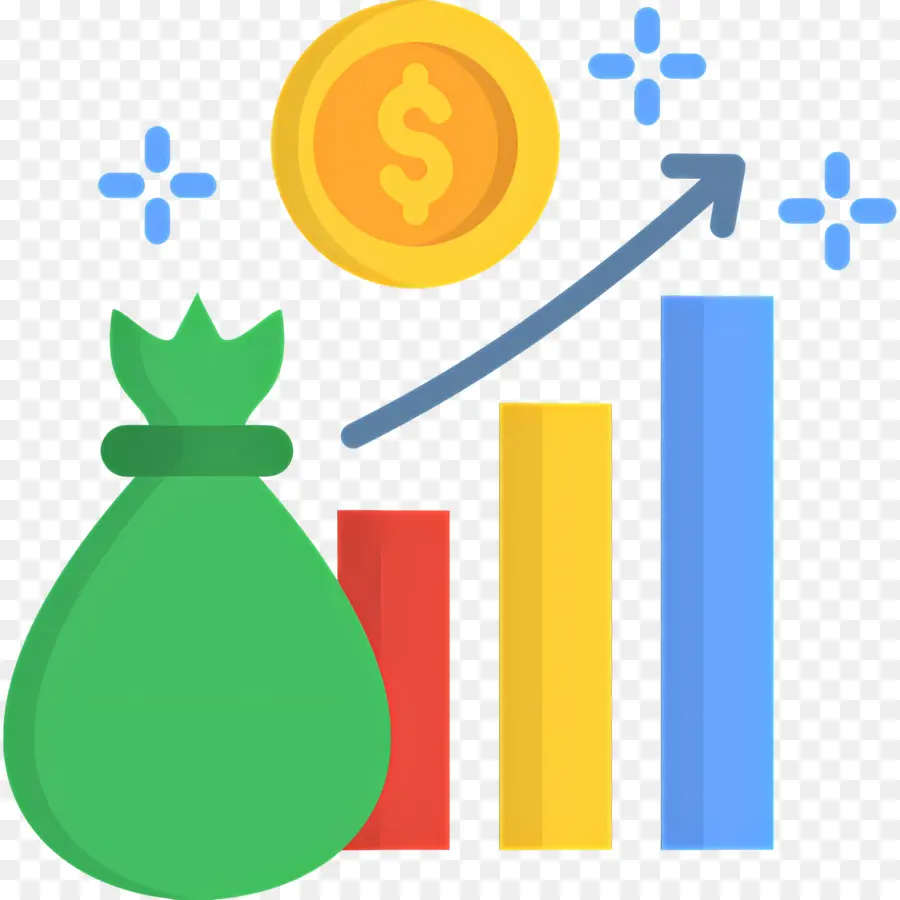 Planes De Inversión，Gráfico De Dinero Y Crecimiento PNG