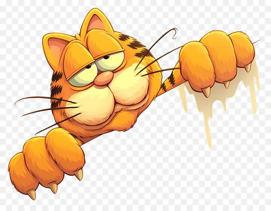 Garfield，Gato Naranja PNG