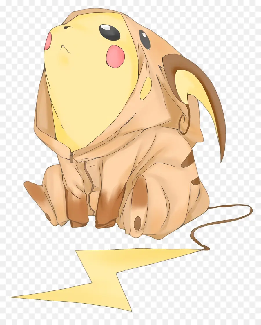 Pikachu，Pikachu Con Capucha PNG