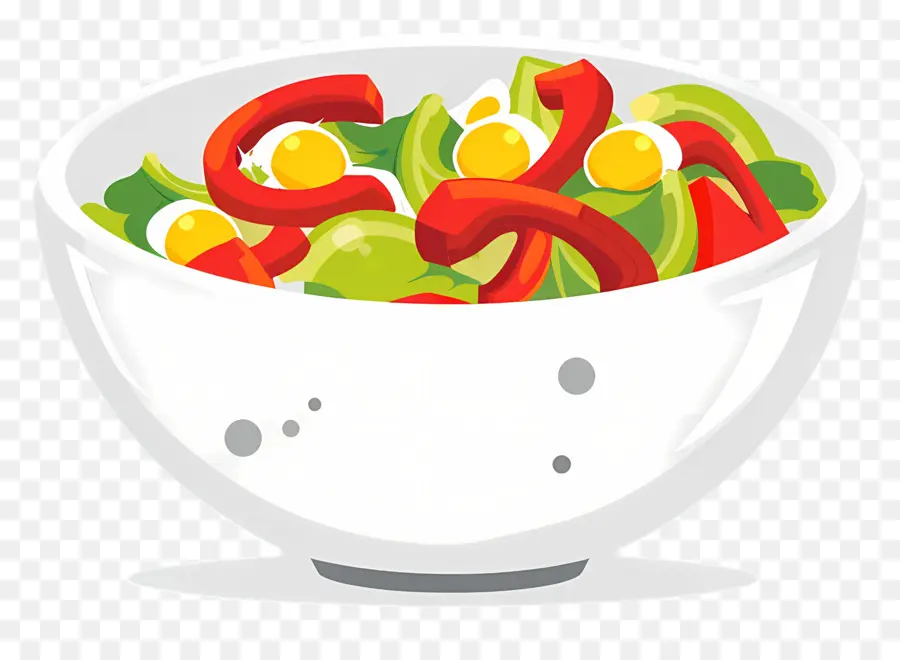 Ensalada De Dibujos Animados，Ensalada Mezclada PNG