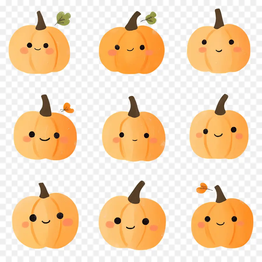 Calabazas Lindas，Sonriente PNG