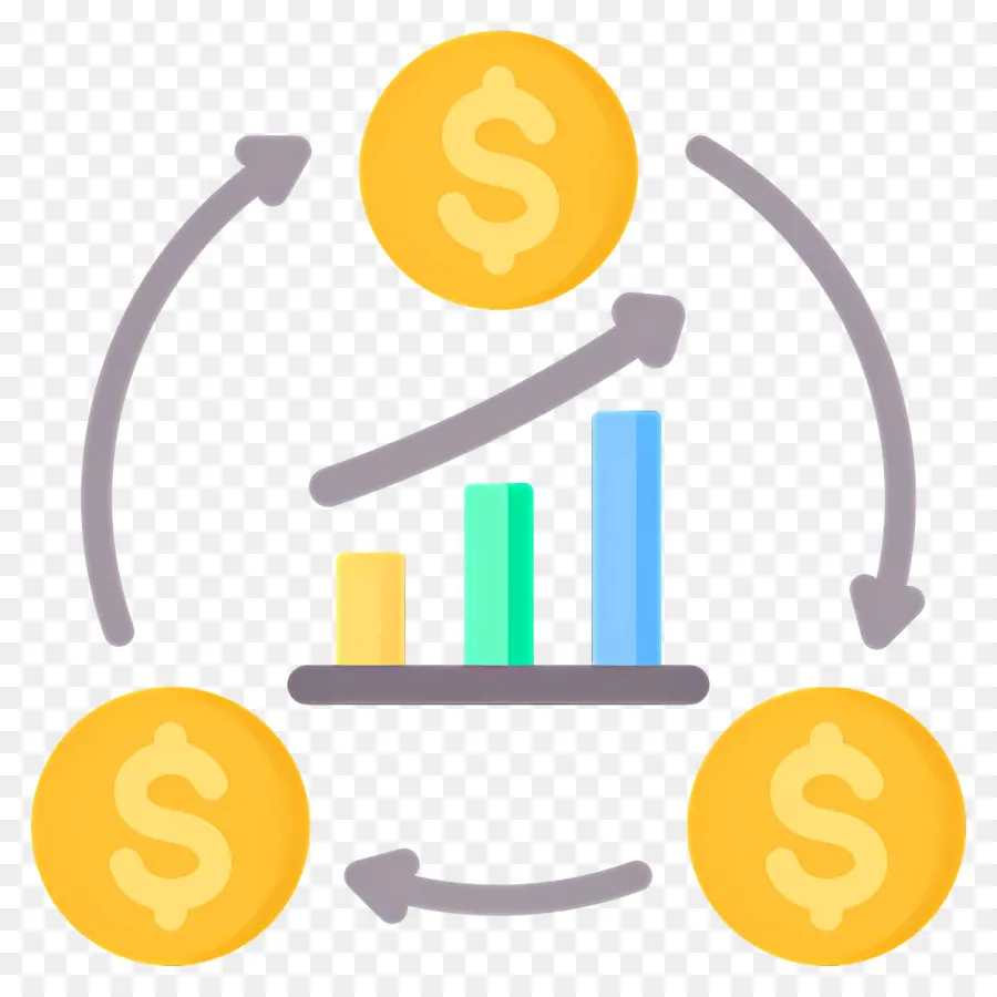 Flujo De Inversión，Crecimiento Financiero PNG