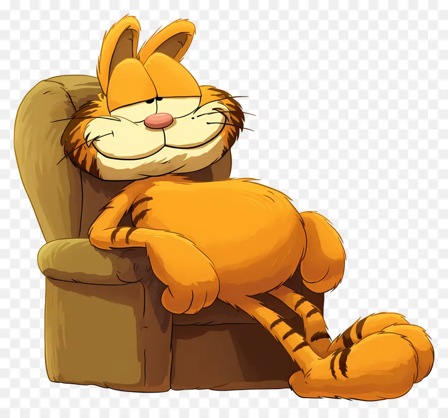 Garfield，Gato Naranja PNG