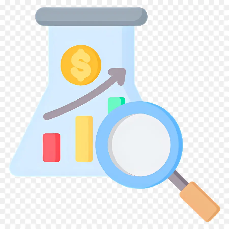 Investigación De Inversiones，Signo De Dólar Gráfico PNG