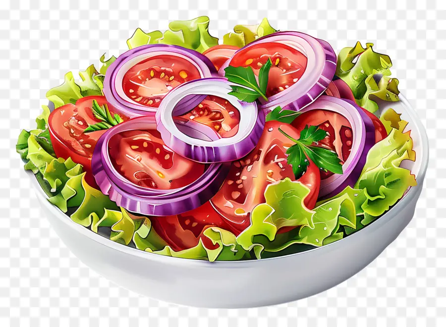 Ensalada De Dibujos Animados，Ensalada De Cebolla PNG