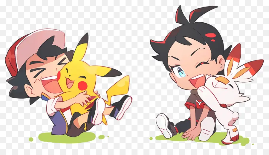 Pikachu，Lindos Personajes Con Pokémon PNG