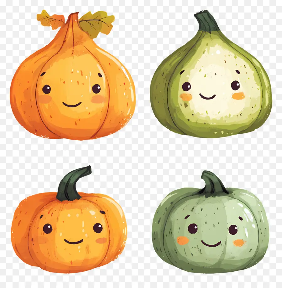 Calabazas Lindas，Sonriente PNG