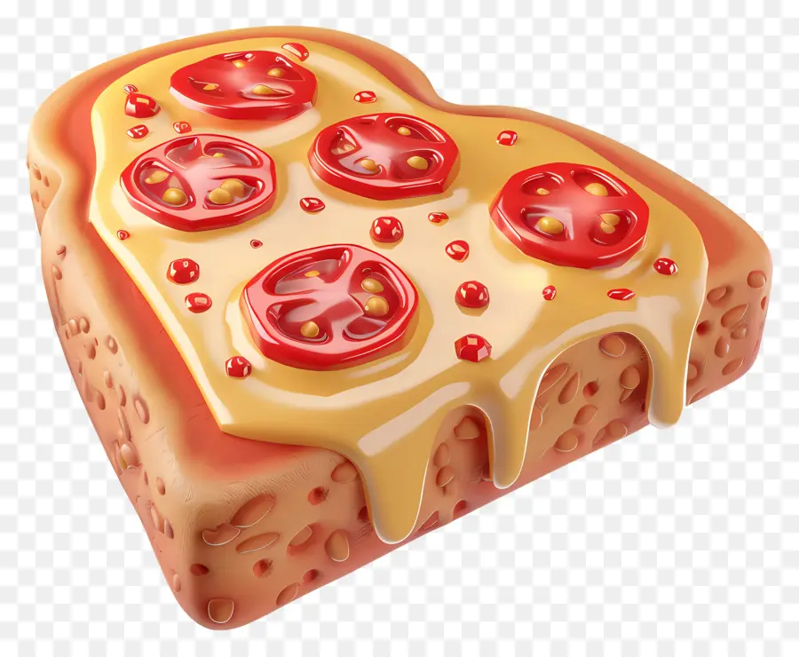 Rebanada De Pan，Tostada De Queso PNG