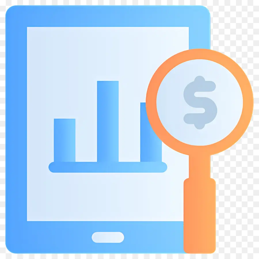 Investigación De Inversiones，Tableta Con Gráfico PNG