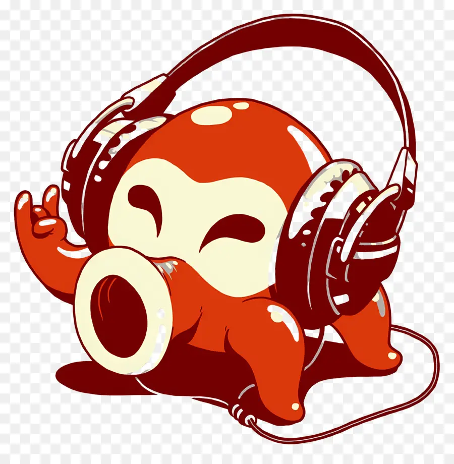 Leyenda De Zelda，Pulpo Con Auriculares PNG