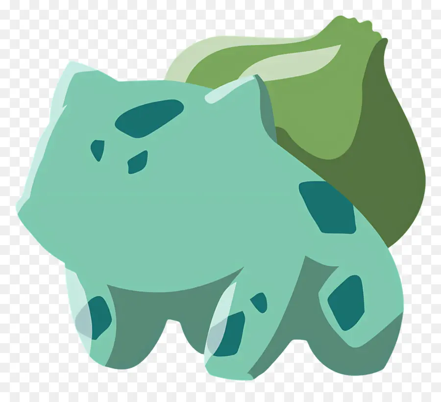 Bulbasaur，Verde PNG