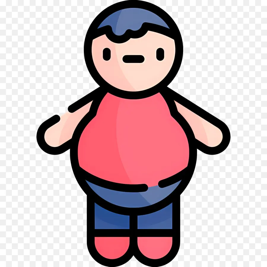 Obesidad，Persona De Dibujos Animados PNG