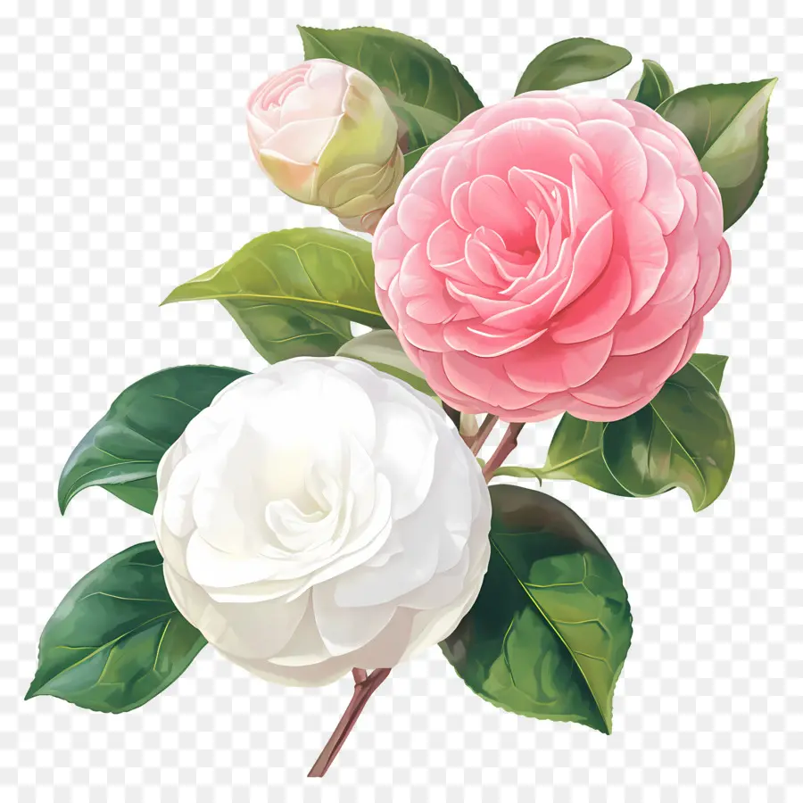 Camelias，Flores De Camelia PNG