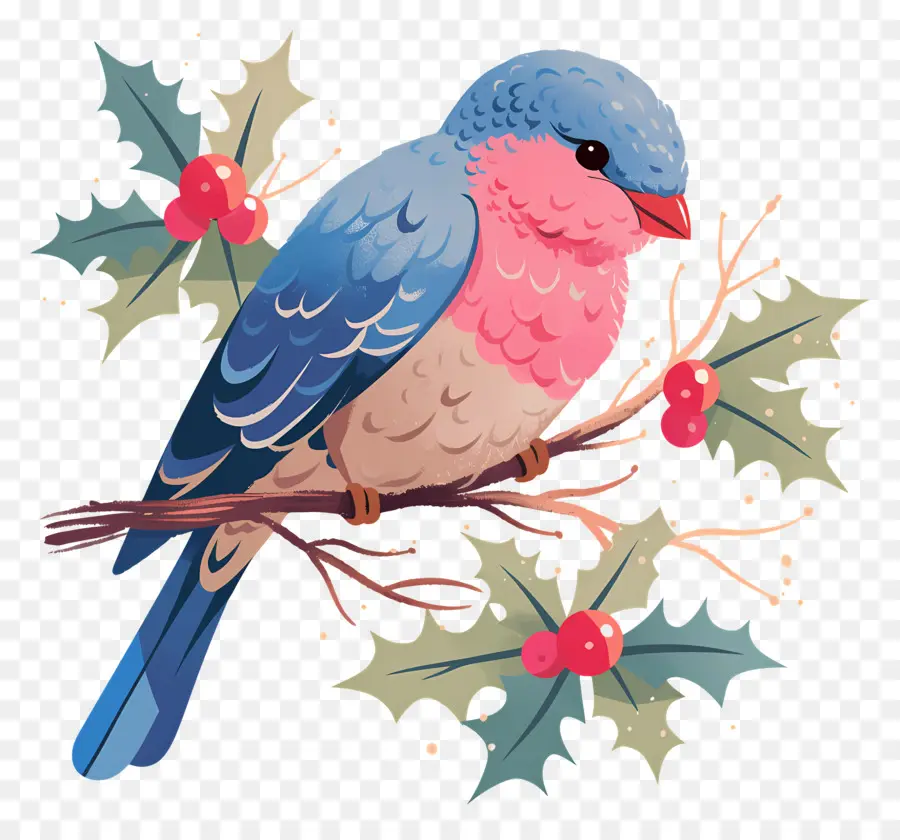 Pájaro De Invierno，Pájaro Azul PNG