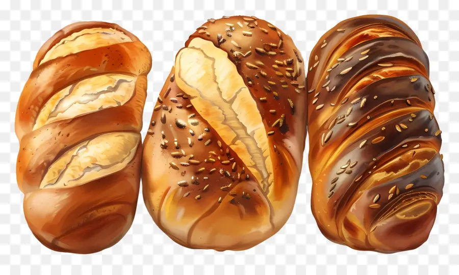 Pan Dulce Mexicano，Pan Trenzado PNG