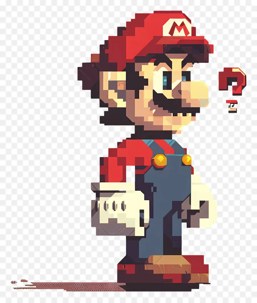 Píxel Mario，Carácter De Píxeles PNG