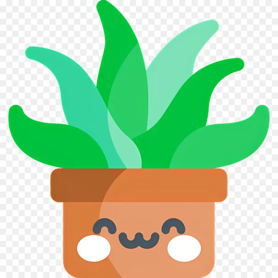 áloe Vera，Linda Planta En Maceta PNG