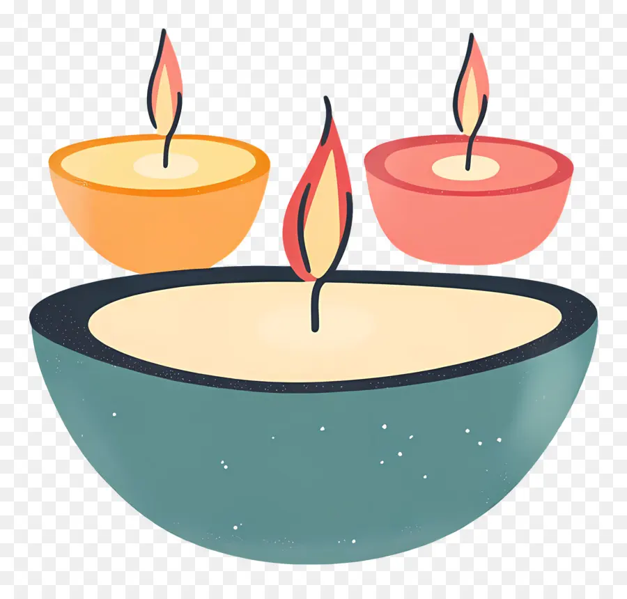 Lámparas De Diwali，Velas PNG