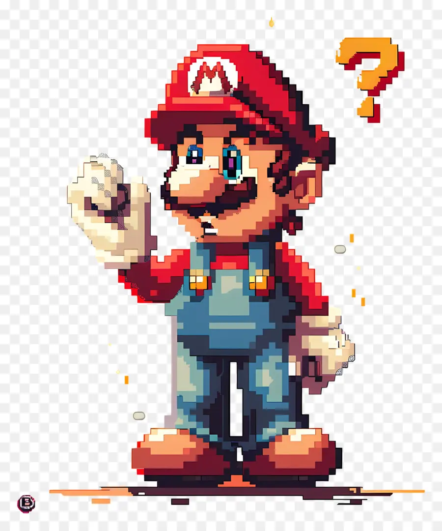 Píxel Mario，Carácter De Píxeles PNG