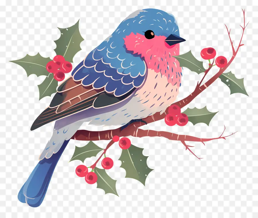 Pájaro De Invierno，Pájaro Azul PNG