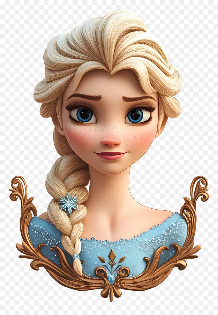 Princesa Elsa，Personaje Animado PNG