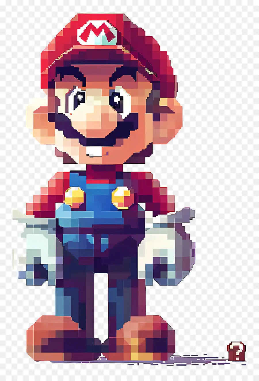 Píxel Mario，Carácter De Píxeles PNG