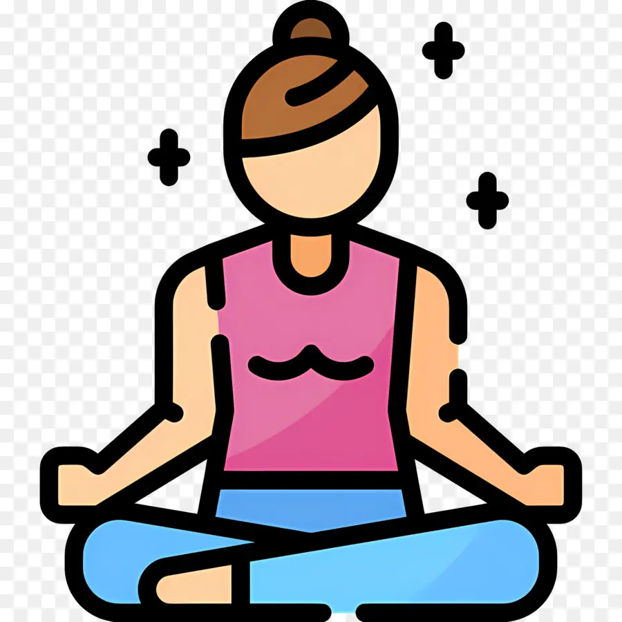 Meditación，Persona Meditando PNG